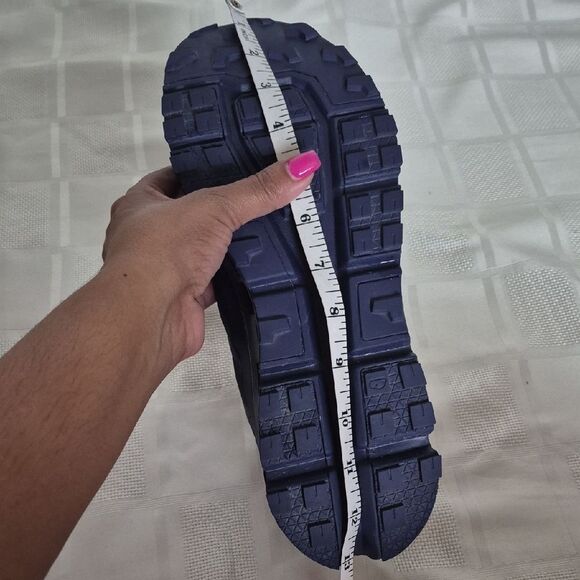 On Running Men's Dark Purple and Lime Athletic Shoes - Picture 7 of 16